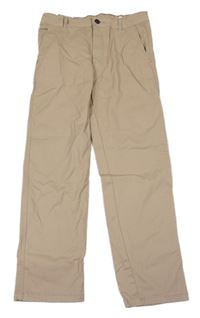 Béžové plátěné chino kalhoty H&M