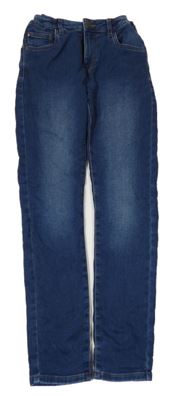 Tmavomodré elastické skinny rifle C&A