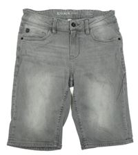 Šedé riflové kraťasy GARCIA JEANS
