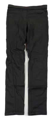 Černé skinny kalhoty koženkového vzhledu Next