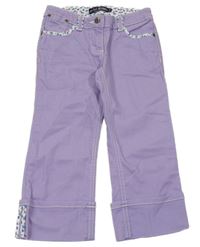 Fialové capri rifle mini Boden