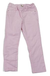 Růžové rifle se srdíčky Denim Co.