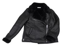 Černý zateplený semišový křivák M&S