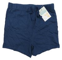 Nové - Tmavomodré bavlněné kraťasy Primark