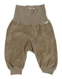 Hnědé sametové tepláky H&M