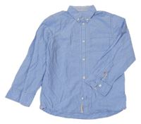 Modro-bílá kostičkovaná košile H&M
