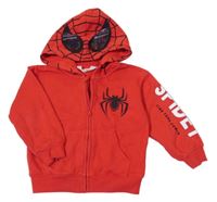 Červená propínací mikina s kapucí - Spider-man H&M