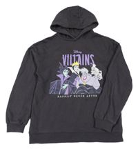 Antracitová mikina s Disney postavami a kapucí Disney